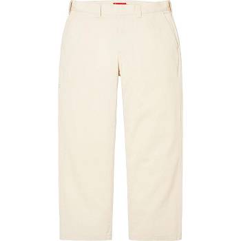 Pantalones Supreme Trabajo Pant Blancas | CO169QZ