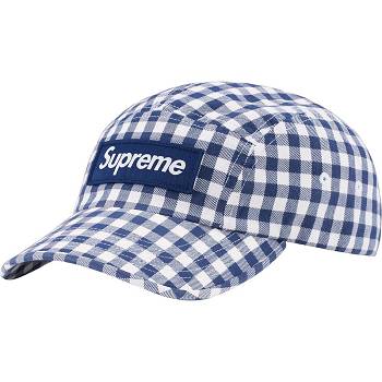 Sombreros Supreme Gingham Camp Cap Azules | CO476CE