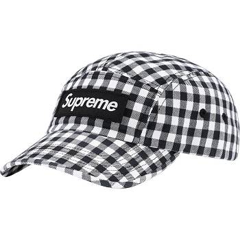 Sombreros Supreme Gingham Camp Cap Negras | CO475XF