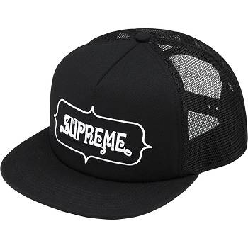 Sombreros Supreme Highest Mesh Back 5-Panel Negras | CO458RW