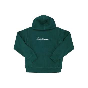 Sudaderas Supreme Classic Script Encapuchado Verde | CO323NB