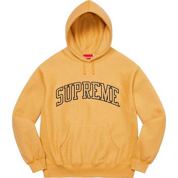 Sudaderas Supreme Glitter Arc Encapuchado Doradas | CO294CE