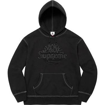 Sudaderas Supreme Timberland® Encapuchado Negras | CO290KI