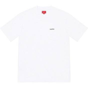 Suéteres Supreme S/S Pocket Tee Blancas | CO269VD