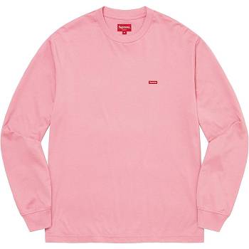 Suéteres Supreme Small Box L/S Tee Rosas | CO247QZ