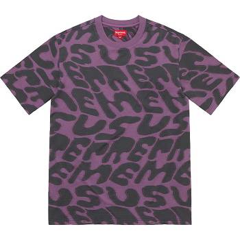 Suéteres Supreme Stacked Intarsia S/S Top Moradas | CO282PQ